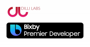 Dilli Labs Logo and Samsung Bixby Premier Developer Badge