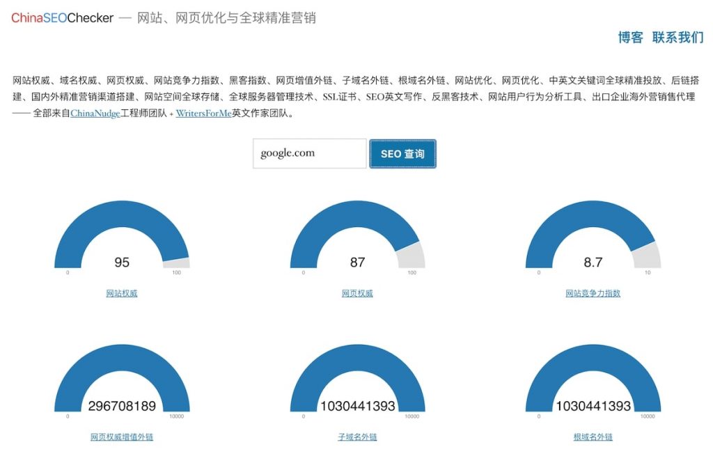 ChinaSEOChecker.com