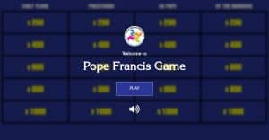 Jeopardy themed Pope Francis HTML5 Game